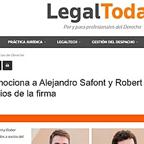 Lexcrea promociona a Alejandro Safont y Robert Burgell a socios de la firma